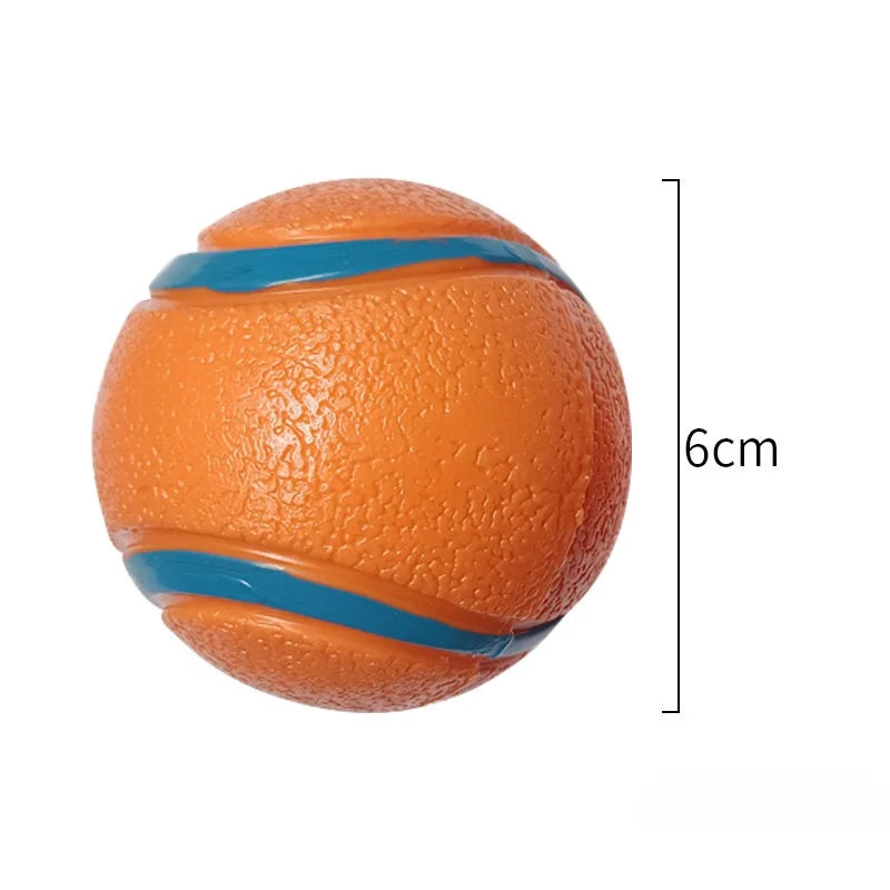 Balle indestructible pour chien – Balle robuste rebondissante et à mâcher pour chiens de petite, moyenne et grande taille