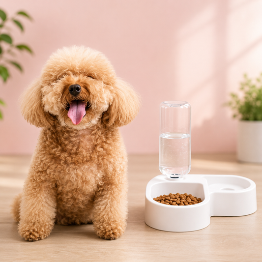 2-in-1 Hundenapf Set – Doppelter Futter- und Wassernapf
