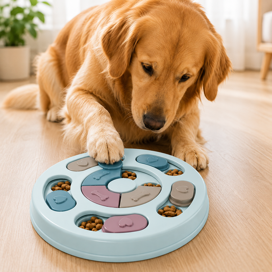 Dog Puzzle Toys – Slow Feeder Bowl Against Boredom
