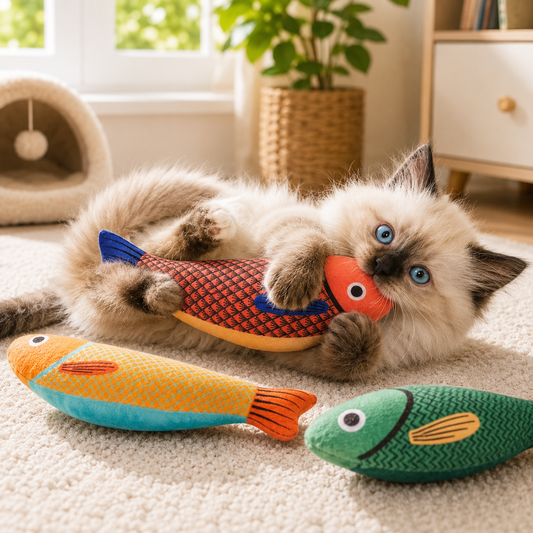 Plush Fish for Cats