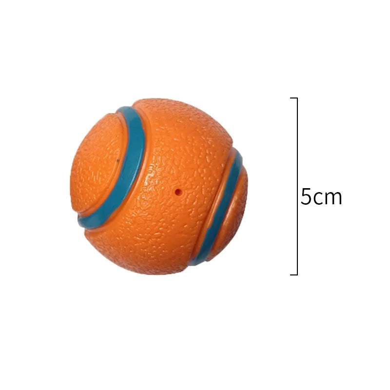 Balle indestructible pour chien – Balle robuste rebondissante et à mâcher pour chiens de petite, moyenne et grande taille